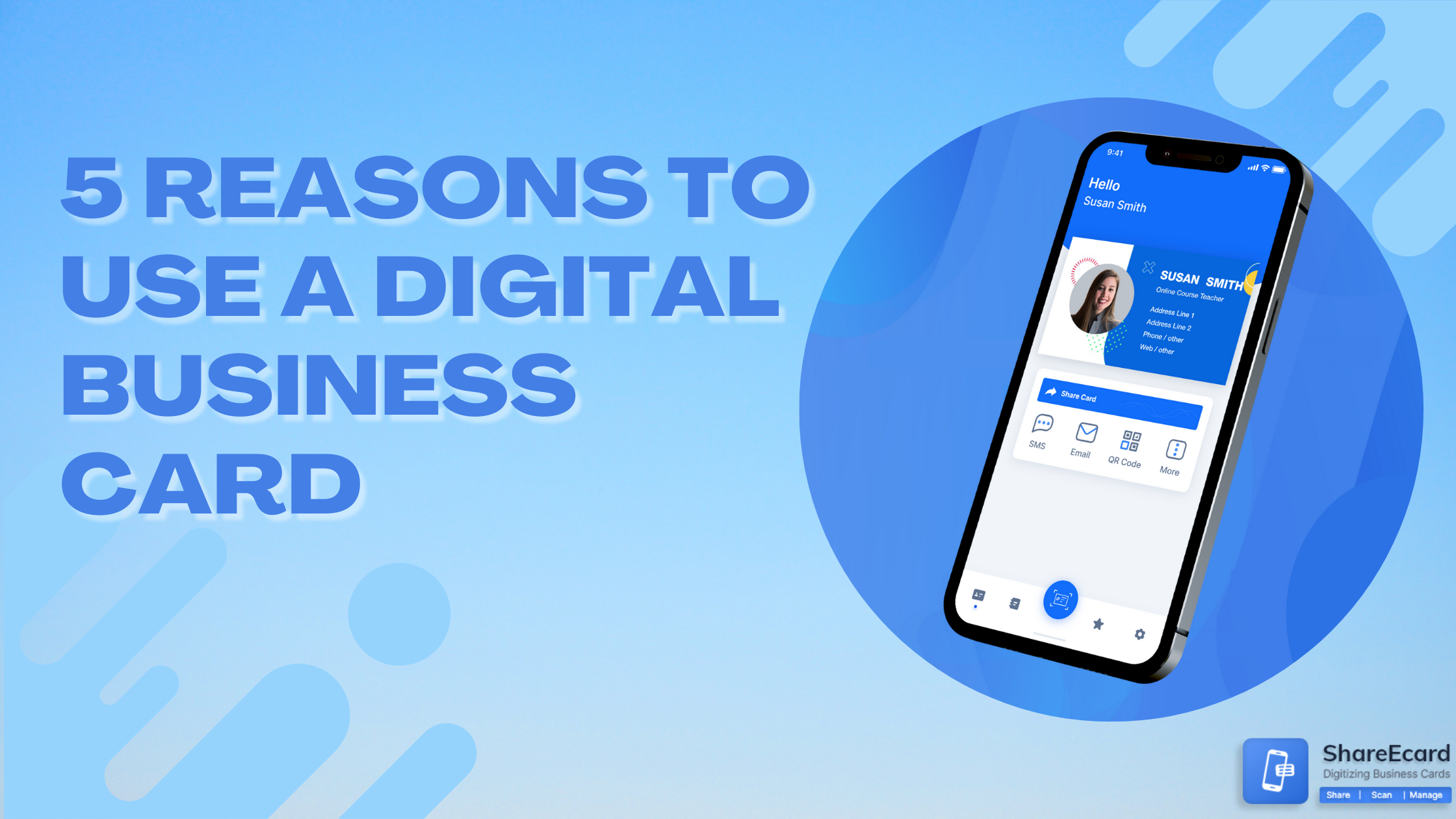 5 Reasons to Use a Digital Business Card