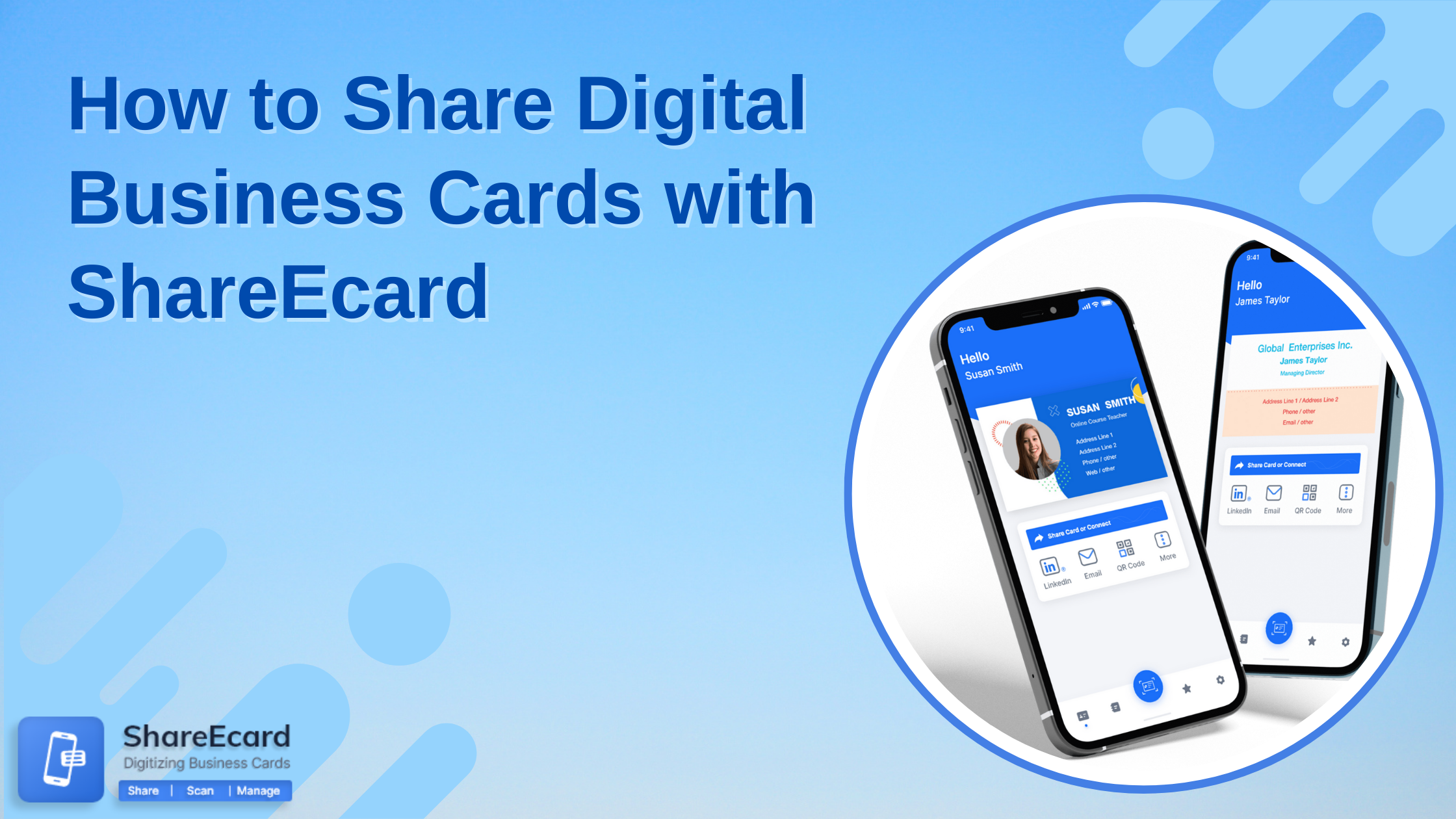 How to Share Digital Business Cards with ShareEcard