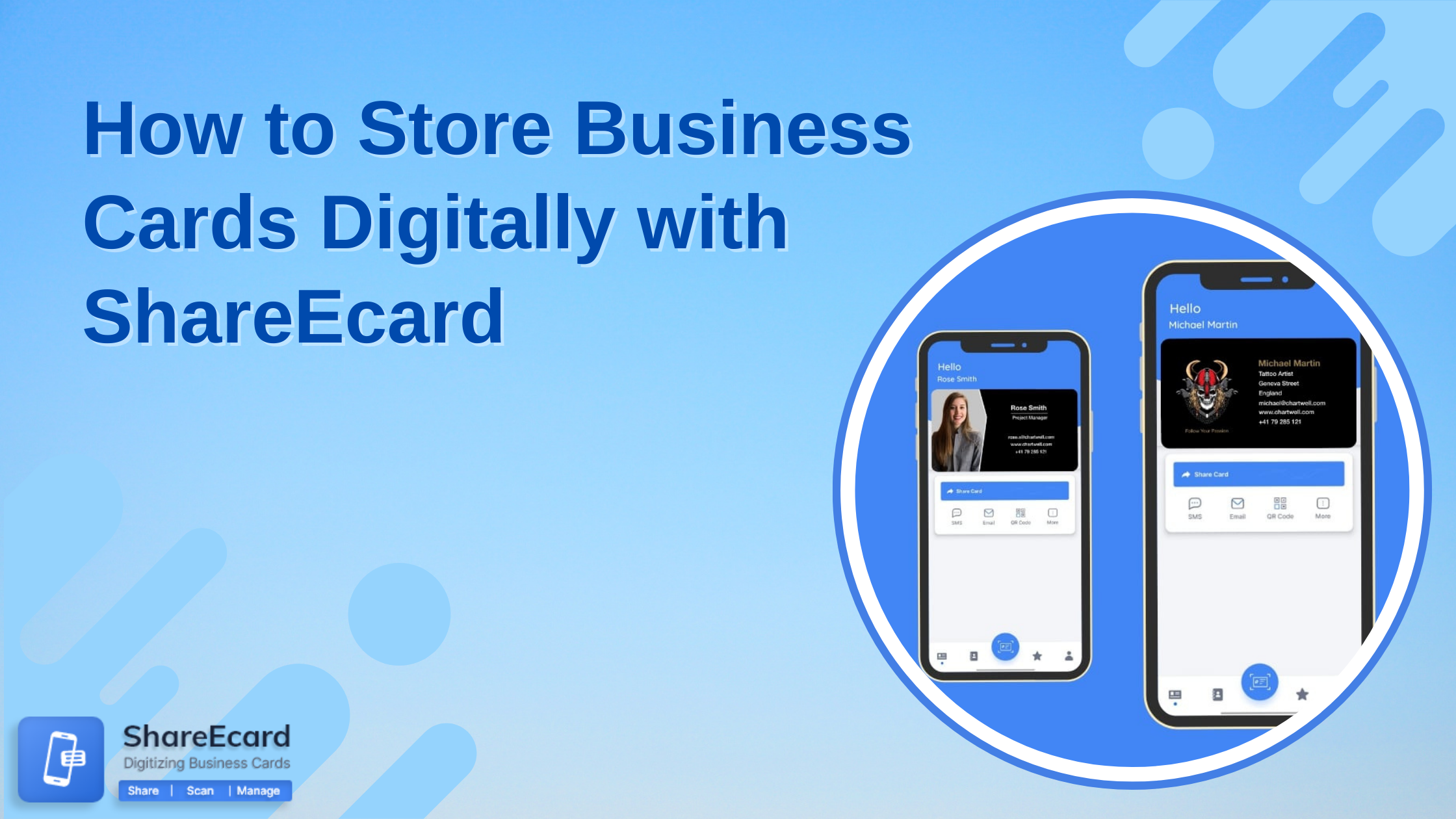 How to Store Business Cards Digitally with ShareEcard