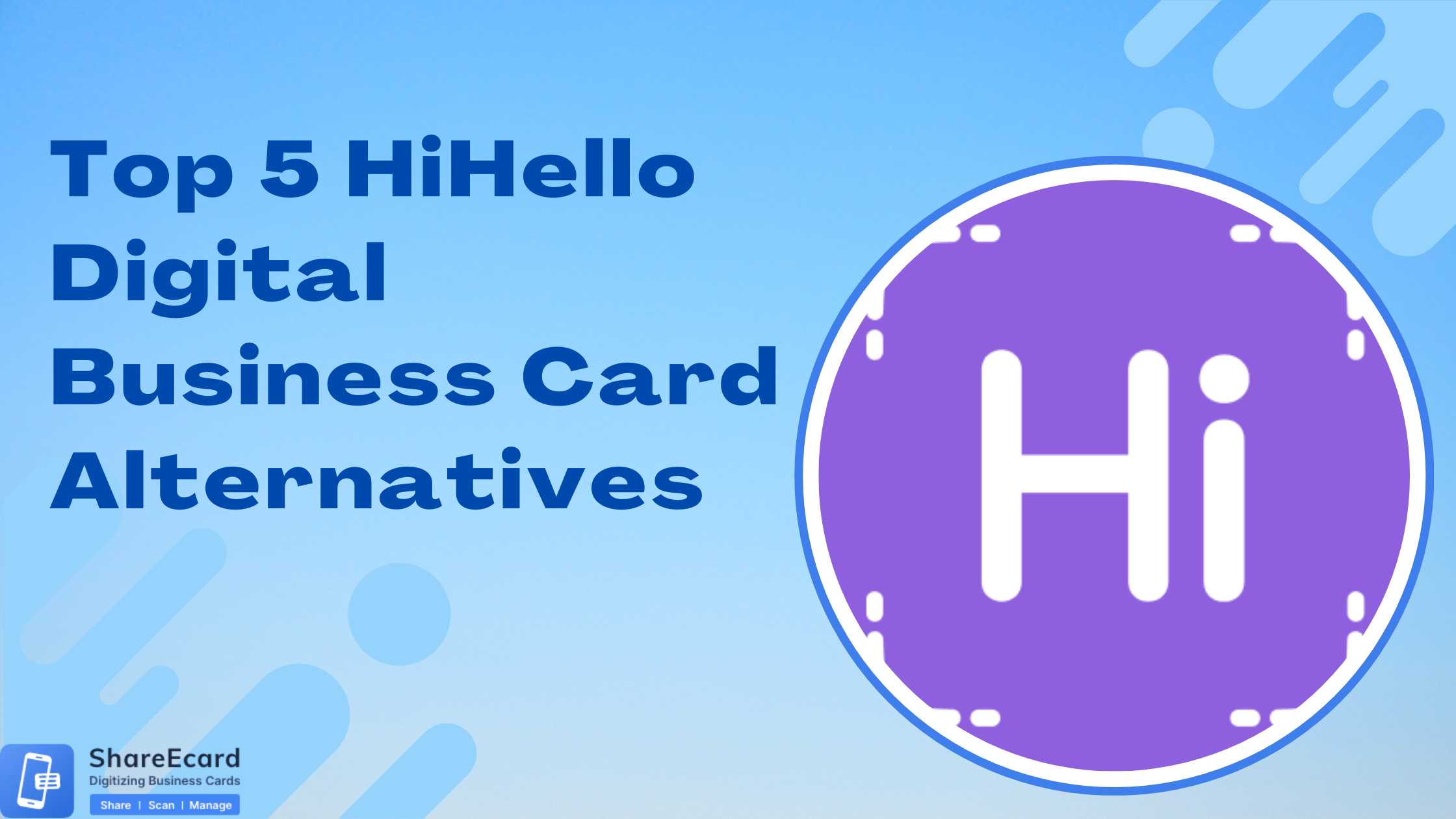 Top 5 HiHello Digital Business Card Alternatives