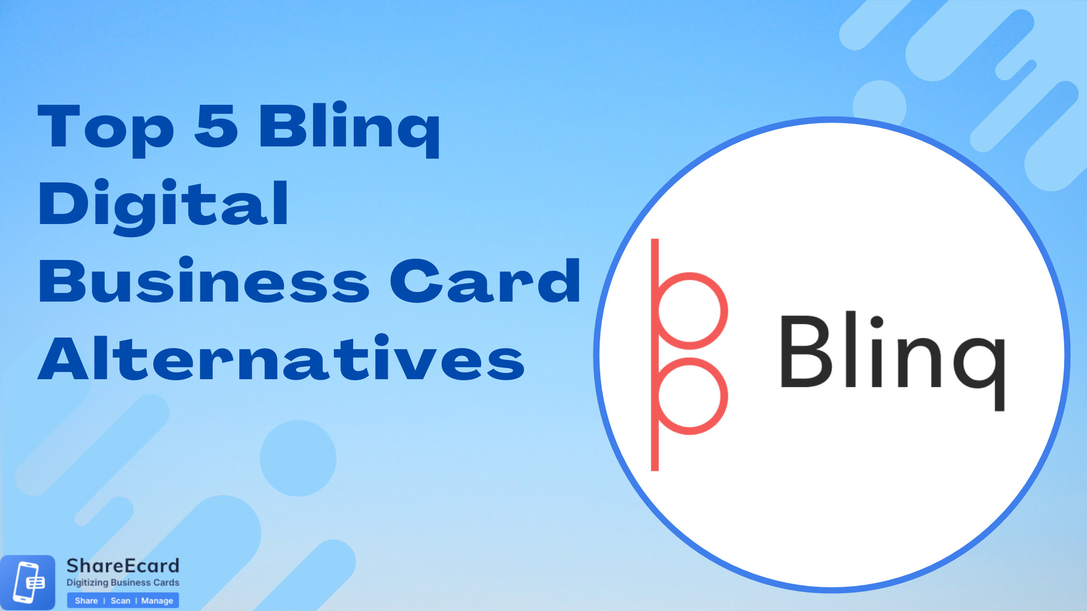 Top 5 Blinq Digital Business Card Alternatives