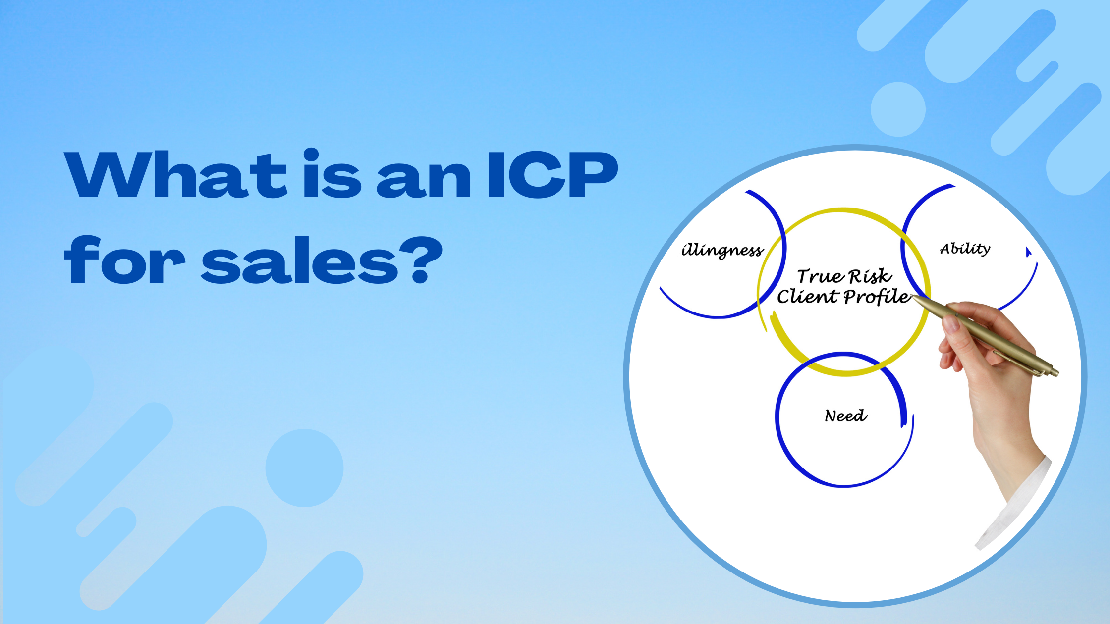 What is an ICP for sales?