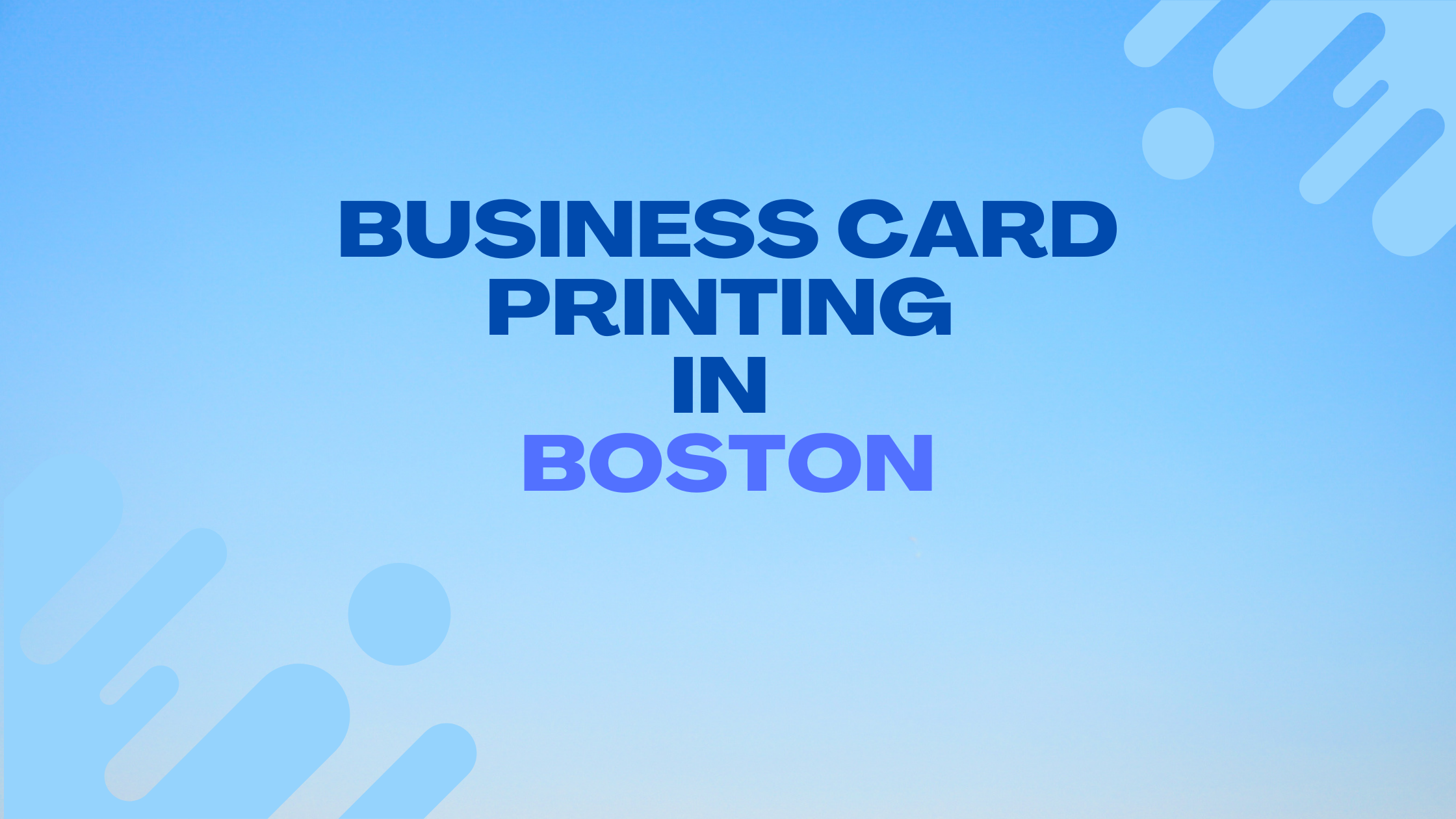 7+ Best Business Card Printing in Boston