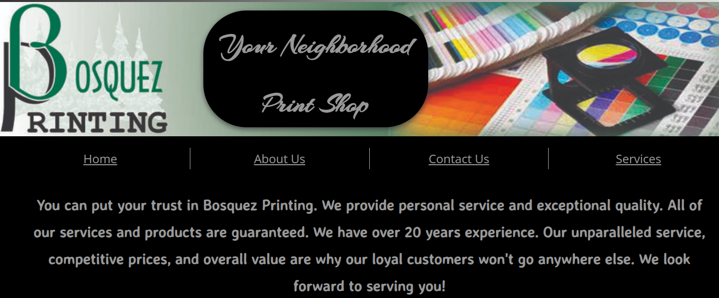 Bosquez Printing