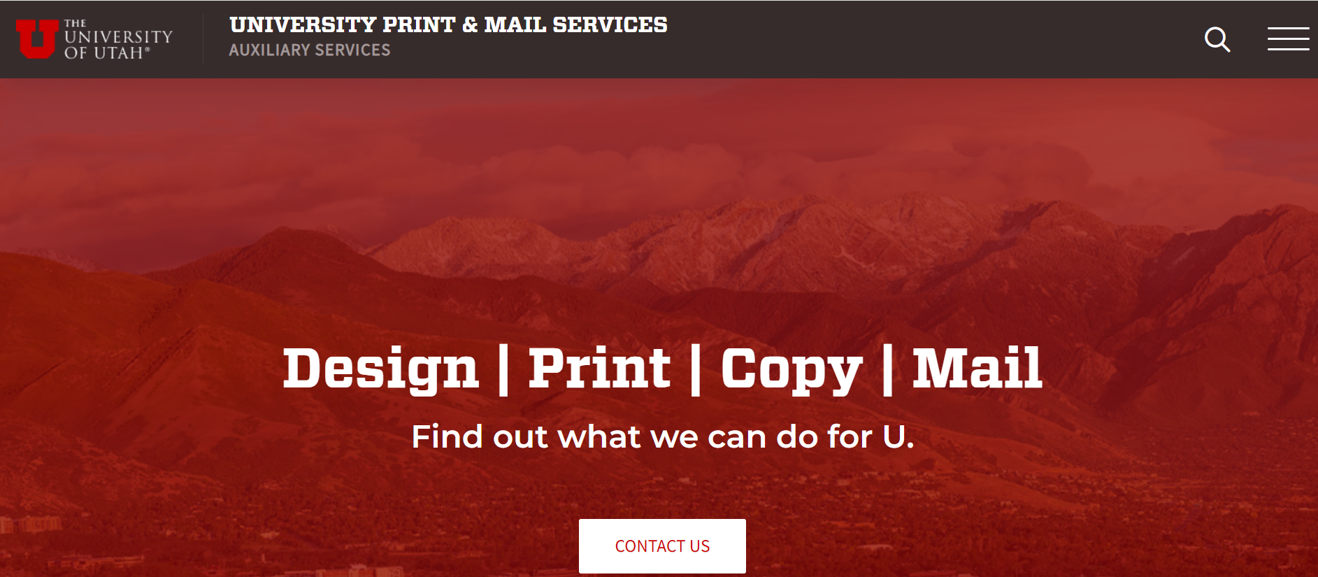 University Of Utah Print & Mail Services