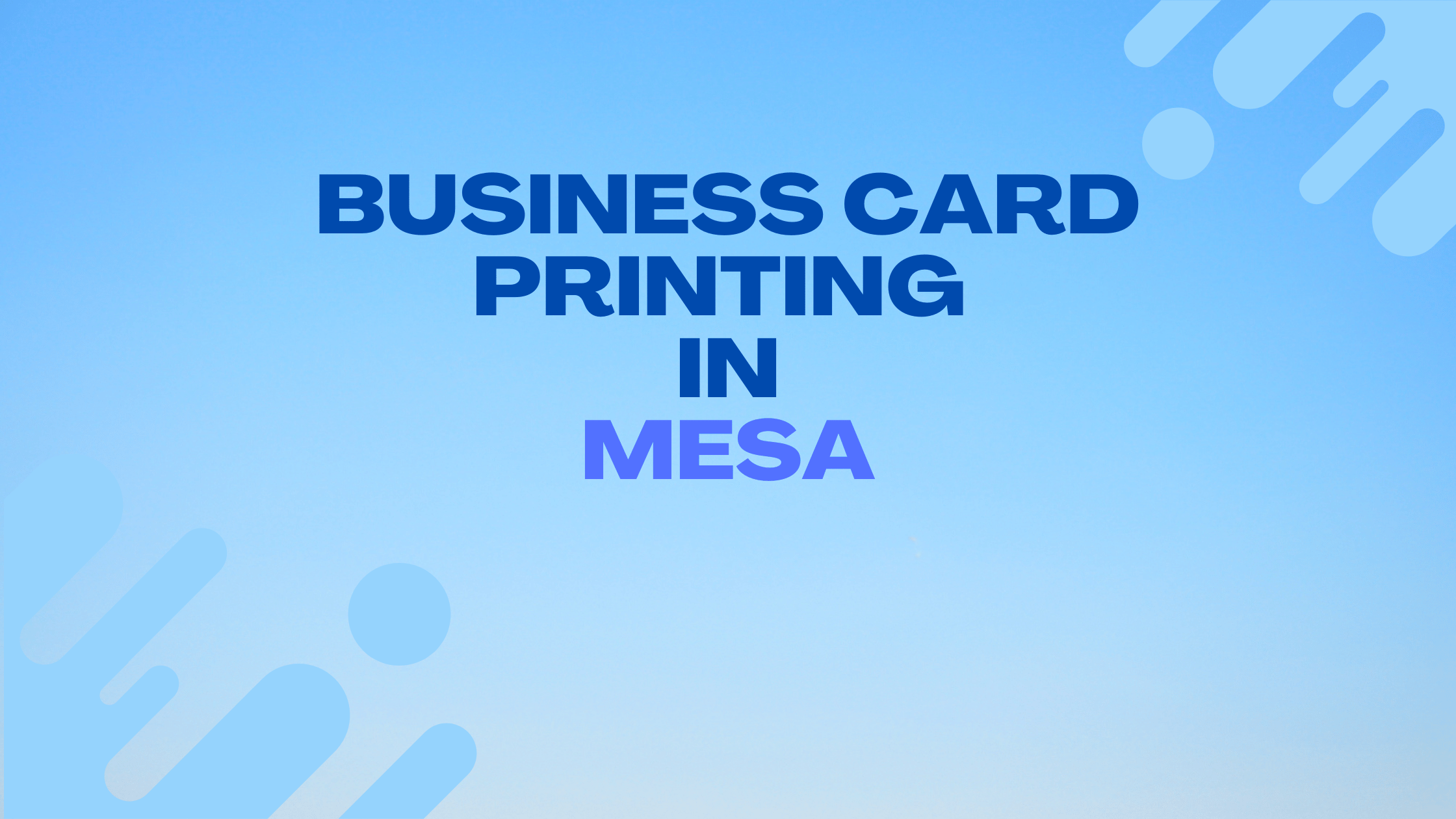 10+ Best Business Card Printing in Mesa