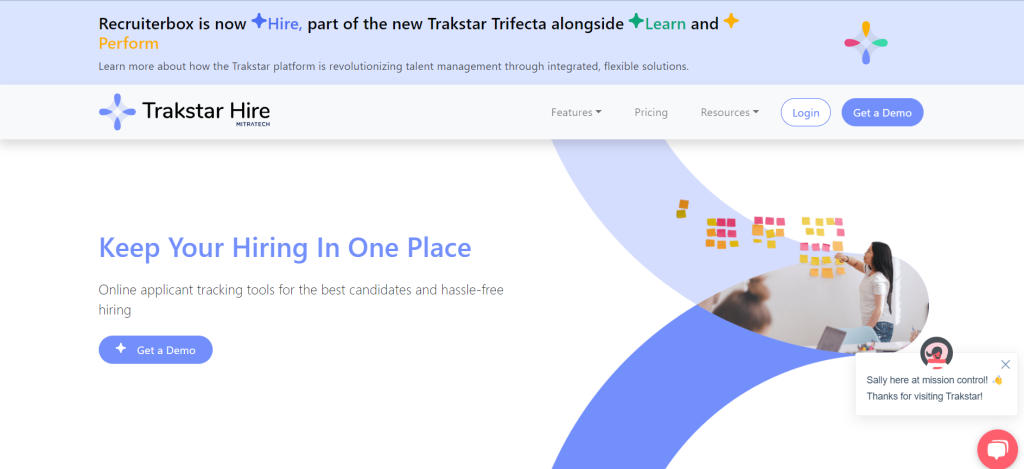 TrakStar Hire (Formerly Recruiterbox)