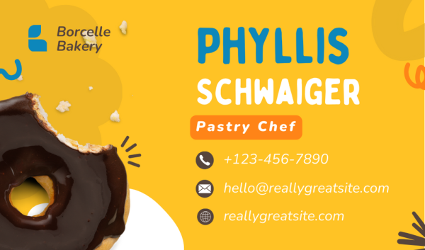 Yellow Chef Business Card