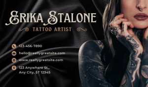Tattoo Business Card Designs