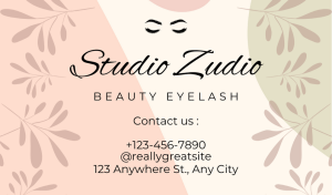 Designer Lash Business Card Design