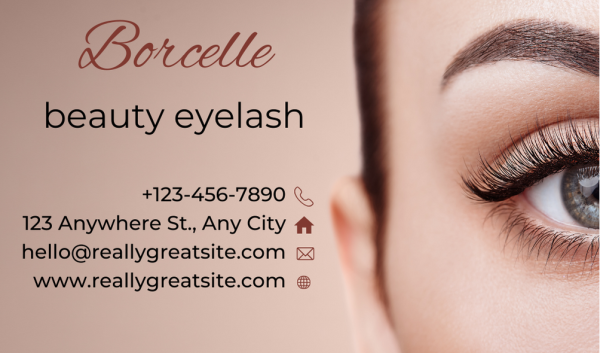 Modern Lash Business Card