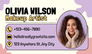 Multicolor Artist Business Card Design