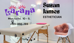 Multicolor Esthetician Business Card Design