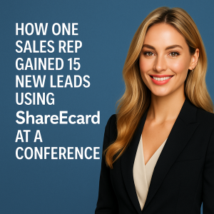 Read more about the article 🚀 How One Sales Rep Gained 15 New Leads Using ShareEcard at a Conference 