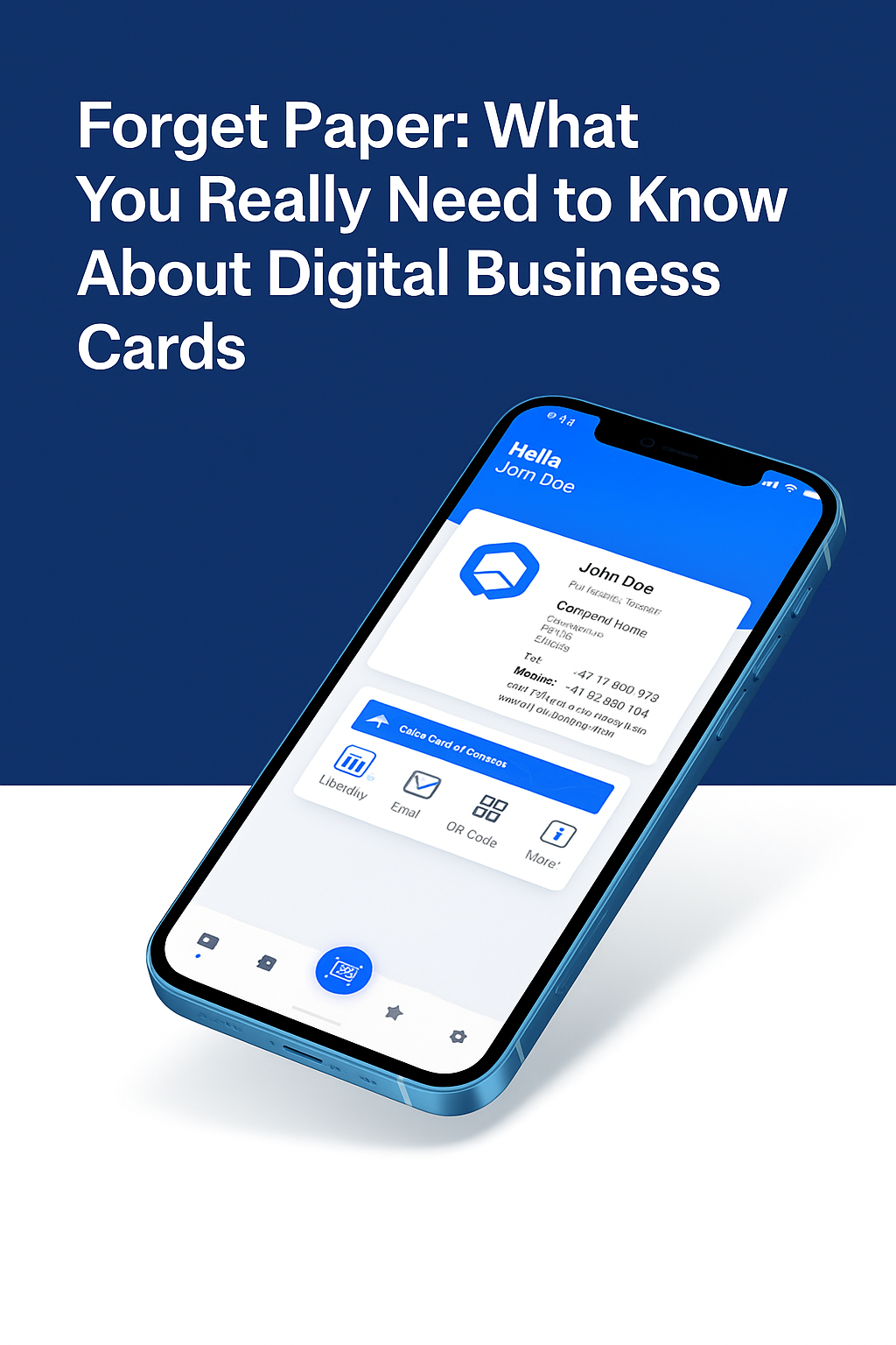 Read more about the article Forget Paper: What You Really Need to Know About Digital Business Cards 