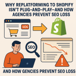 Why Replatforming to Shopify Isn’t Plug-and-Play—and How Agencies Prevent SEO Loss