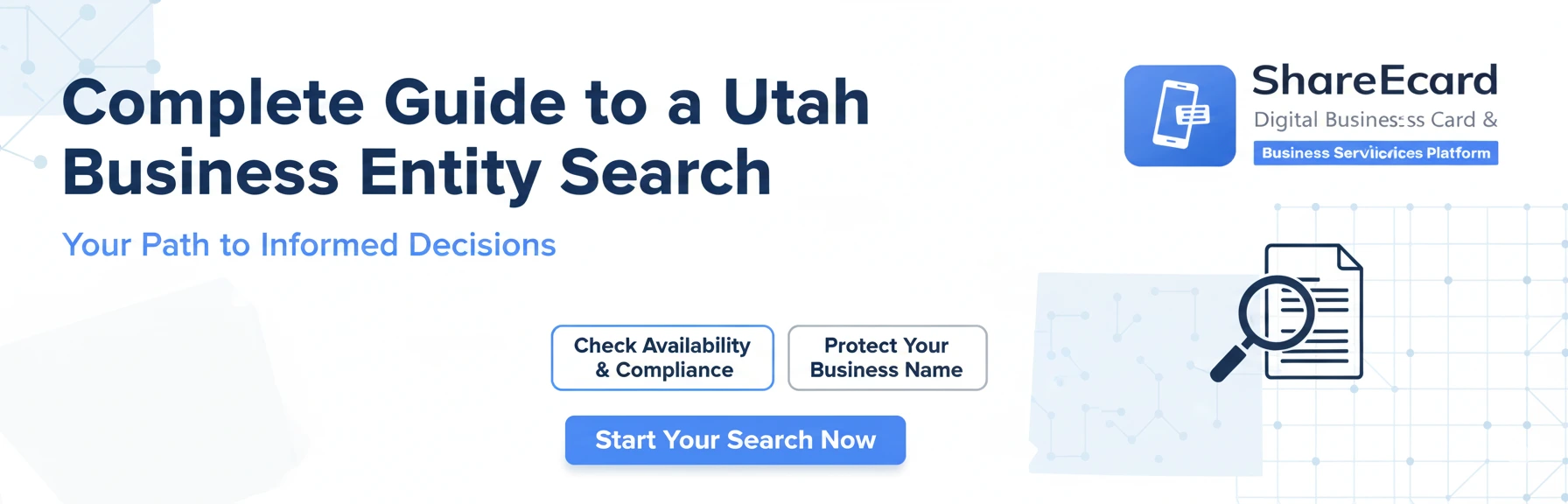 Utah Business Entity Search