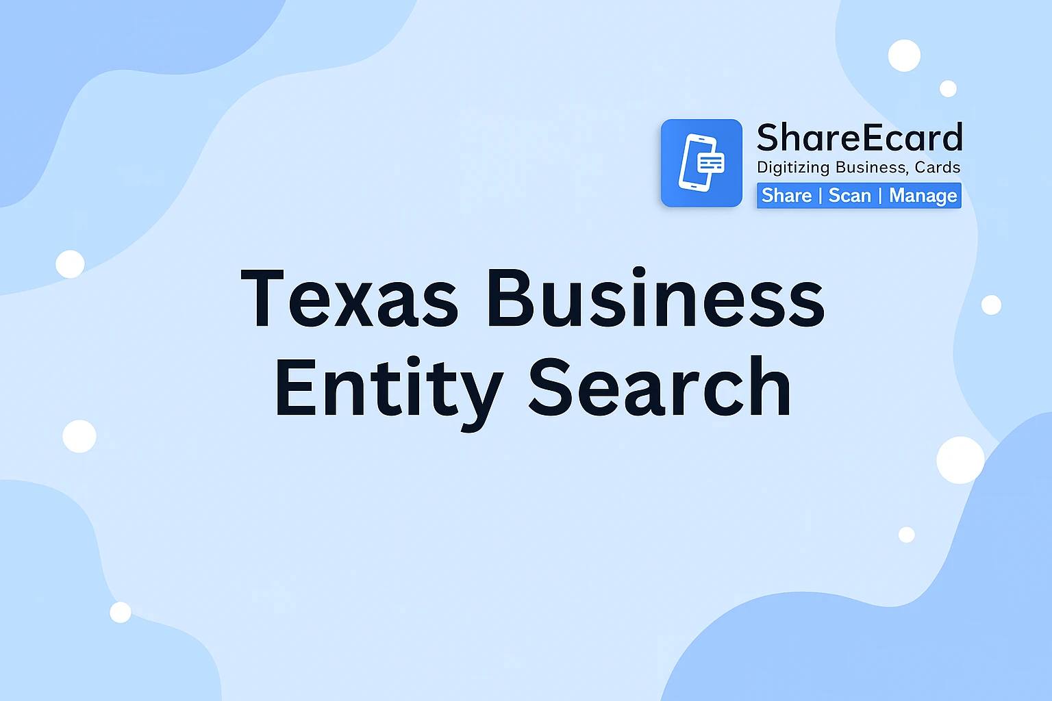 You are currently viewing Texas Business Entity Search