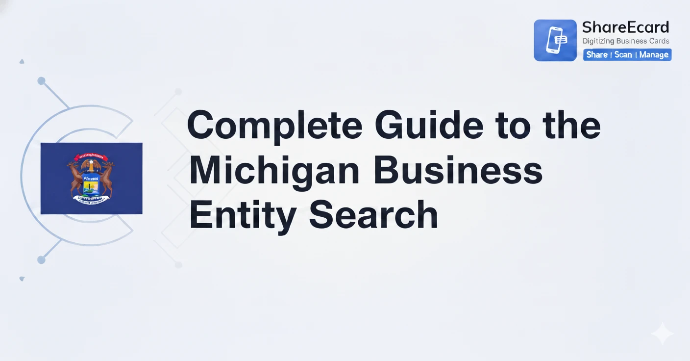 Michigan Business Entity Search