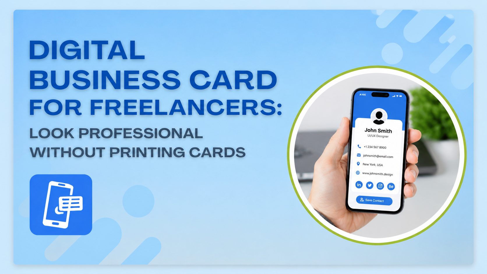 Digital Business Card for Freelancers