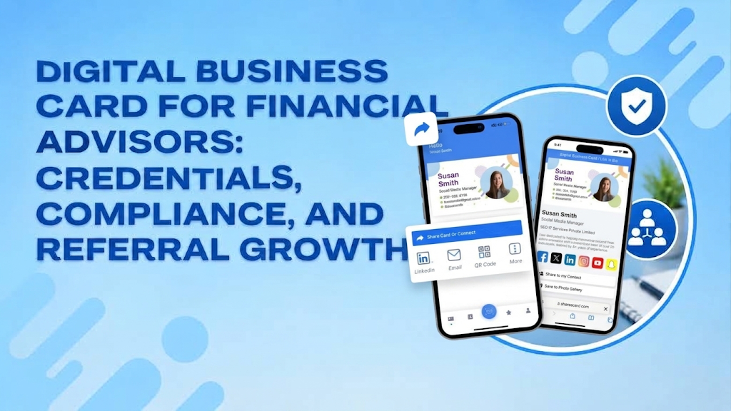 Digital Business Card for Financial Advisors